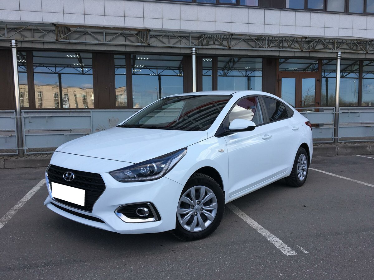 Hyundai Solaris 2018 белый