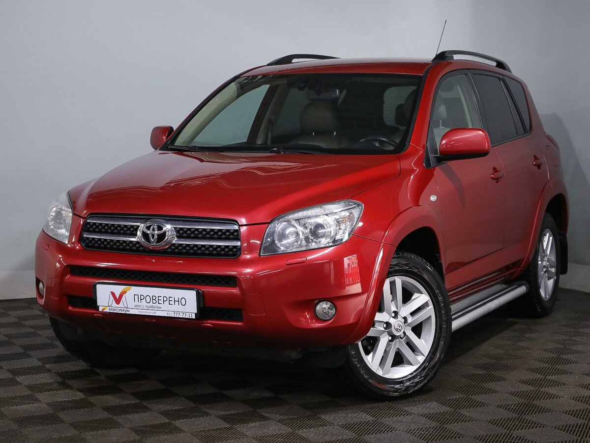 Toyota rav4, 2008 красная