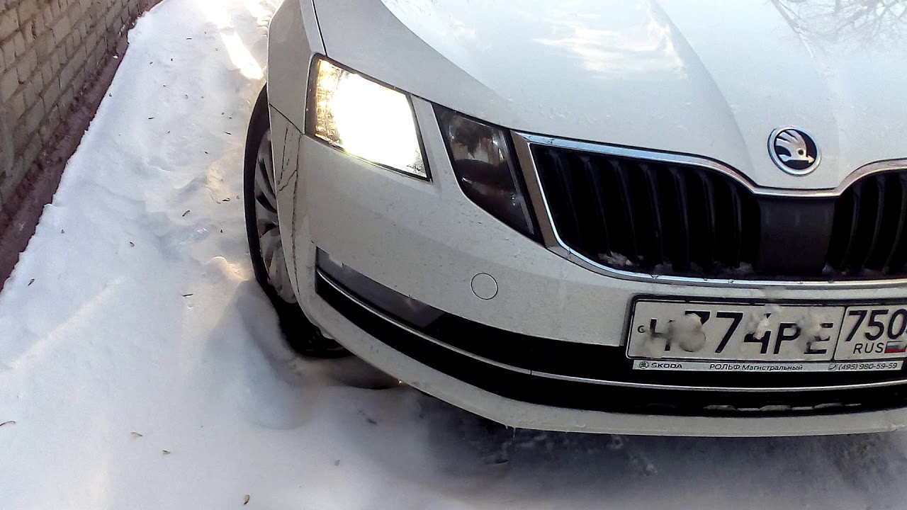 Skoda octavia a7 лампы