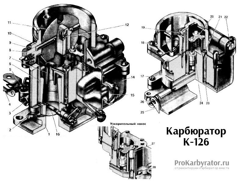 Карбюратор к 36 г